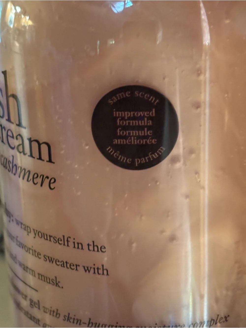 NEW Philosophy Fresh Cream Warm Cashmere 3 in 1 Bath & Shower Gel 16 oz.